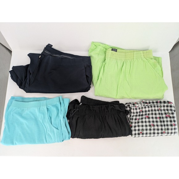 Mixed Brands Other - Mixed Plus Size Womens Bottoms Lot 5pc 3X 22 26 Shorts Pants Athletic Casual